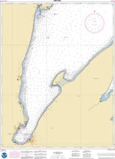 NOAA Nautical Chart 14971: Keweenaw Bay;L'Anse and Baraga Harbors